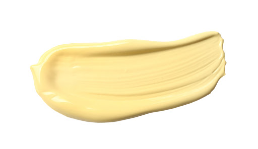 Kem trộn thường có màu vàng tươi
